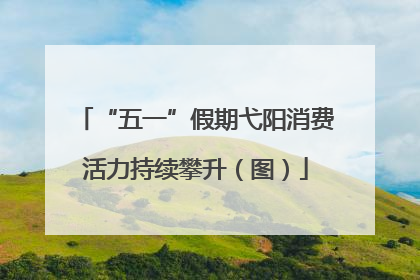 “五一”假期弋阳消费活力持续攀升（图）