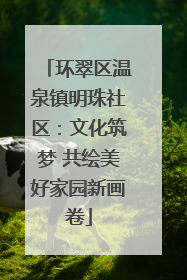 环翠区温泉镇明珠社区：文化筑梦 共绘美好家园新画卷