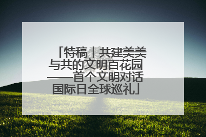 特稿丨共建美美与共的文明百花园——首个文明对话国际日全球巡礼