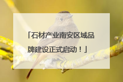 石材产业南安区域品牌建设正式启动！
