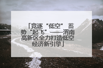竞逐“低空” 蓄势“起飞”——渭南高新区全力打造低空经济新引擎