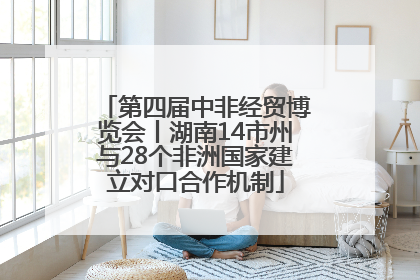 第四届中非经贸博览会丨湖南14市州与28个非洲国家建立对口合作机制
