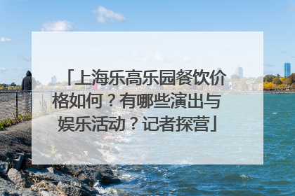 上海乐高乐园餐饮价格如何？有哪些演出与娱乐活动？记者探营