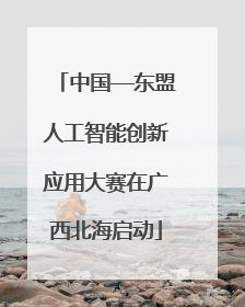 中国—东盟人工智能创新应用大赛在广西北海启动
