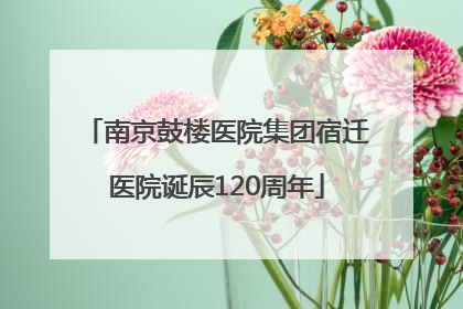 南京鼓楼医院集团宿迁医院诞辰120周年