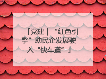 党建｜“红色引擎”助民企发展驶入“快车道”