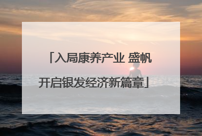 入局康养产业 盛帆开启银发经济新篇章