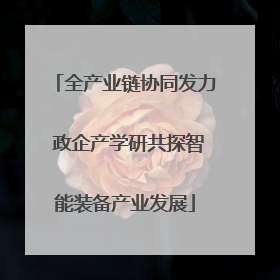 全产业链协同发力 政企产学研共探智能装备产业发展