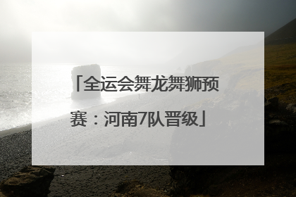 全运会舞龙舞狮预赛：河南7队晋级