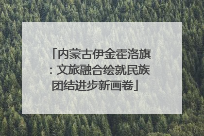 内蒙古伊金霍洛旗：文旅融合绘就民族团结进步新画卷