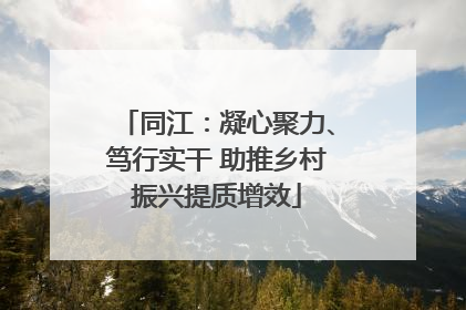 同江：凝心聚力、笃行实干 助推乡村振兴提质增效