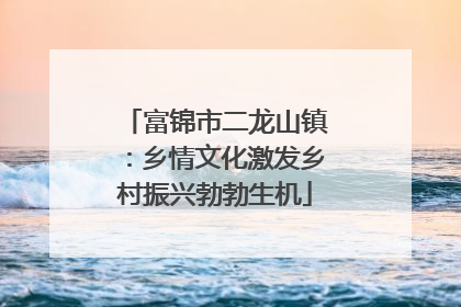 富锦市二龙山镇：乡情文化激发乡村振兴勃勃生机