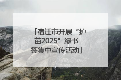 宿迁市开展“护苗2025”绿书签集中宣传活动