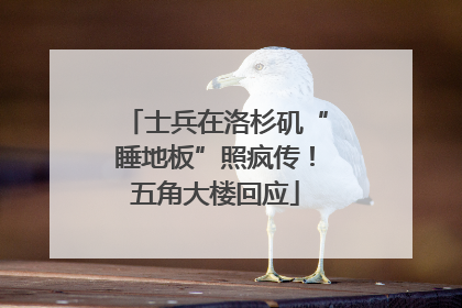 士兵在洛杉矶“睡地板”照疯传！五角大楼回应