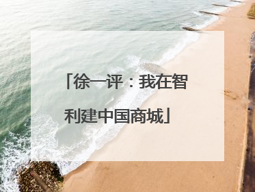 徐一评：我在智利建中国商城