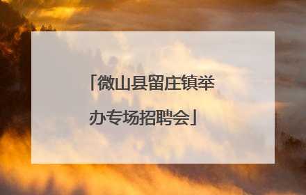 微山县留庄镇举办专场招聘会