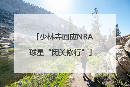 少林寺回应NBA球星“闭关修行”