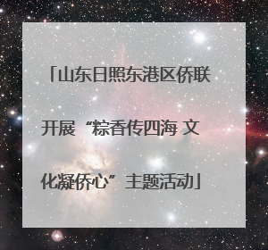 山东日照东港区侨联开展“粽香传四海 文化凝侨心”主题活动