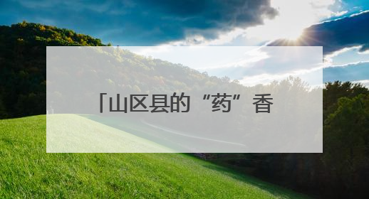 山区县的“药”香致富经丨万千气象看四川·平武③