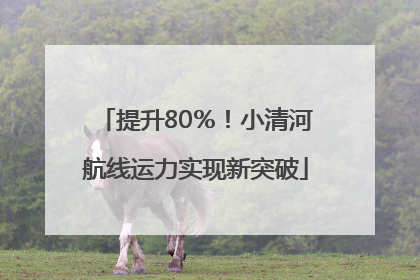 提升80％！小清河航线运力实现新突破