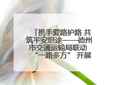 携手爱路护路 共筑平安坦途——德州市交通运输局联动 “一路多方” 开展路政宣传月活动