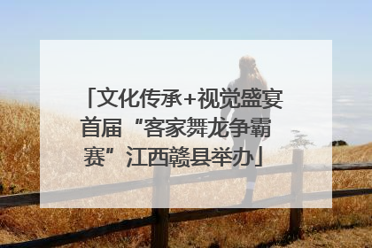 文化传承+视觉盛宴 首届“客家舞龙争霸赛”江西赣县举办
