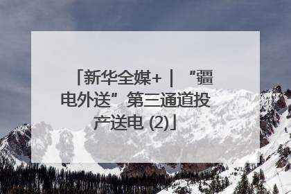 新华全媒+｜“疆电外送”第三通道投产送电 (2)