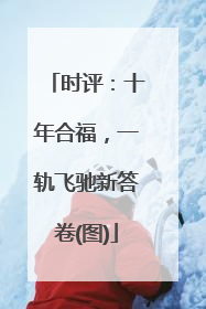 时评：十年合福，一轨飞驰新答卷(图)
