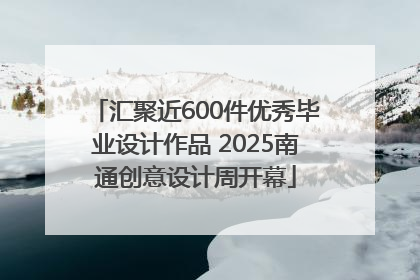 汇聚近600件优秀毕业设计作品 2025南通创意设计周开幕