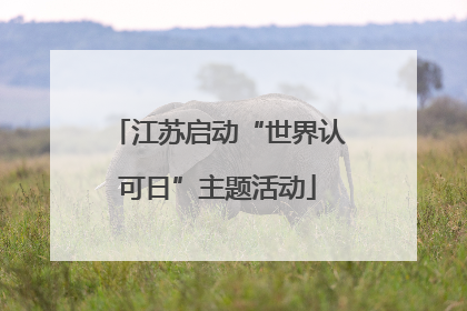 江苏启动“世界认可日”主题活动