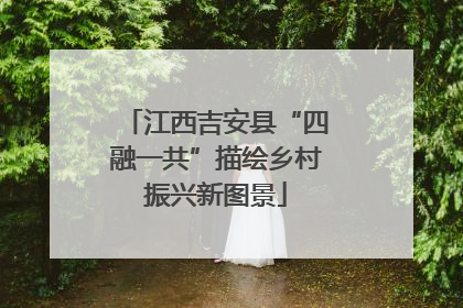 江西吉安县“四融一共”描绘乡村振兴新图景