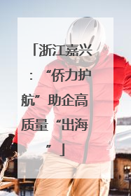浙江嘉兴：“侨力护航”助企高质量“出海”