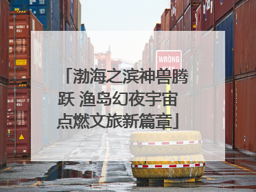 渤海之滨神兽腾跃 渔岛幻夜宇宙点燃文旅新篇章