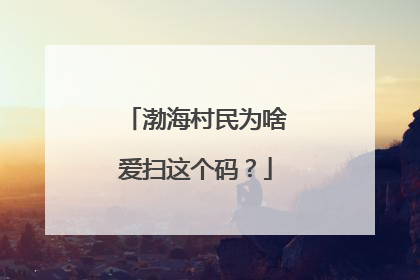 渤海村民为啥爱扫这个码？