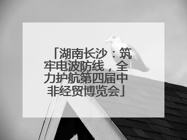 湖南长沙：筑牢电波防线，全力护航第四届中非经贸博览会