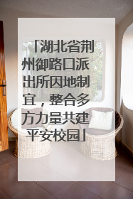 湖北省荆州御路口派出所因地制宜，整合多方力量共建平安校园