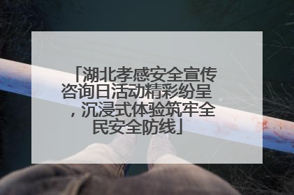 湖北孝感安全宣传咨询日活动精彩纷呈，沉浸式体验筑牢全民安全防线