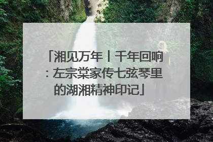 湘见万年丨千年回响：左宗棠家传七弦琴里的湖湘精神印记