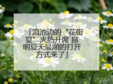 滇池边的“花街宴”火热开席 昆明夏天最潮的打开方式来了