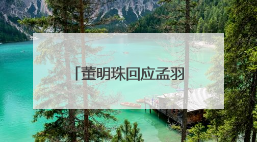董明珠回应孟羽童能否再回格力，称其离开时确实是犯了很大的错：她对我来说是孩子