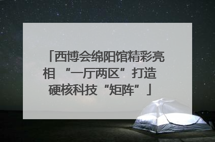 西博会绵阳馆精彩亮相 “一厅两区”打造硬核科技“矩阵”