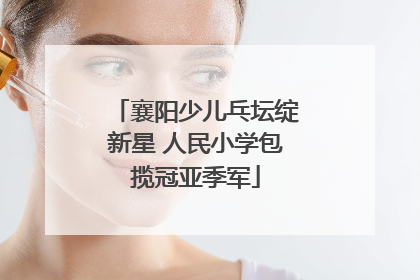 襄阳少儿乓坛绽新星 人民小学包揽冠亚季军