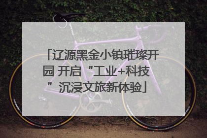 辽源黑金小镇璀璨开园 开启“工业+科技”沉浸文旅新体验