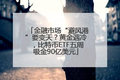 金融市场“避风港”要变天？黄金遇冷，比特币ETF五周吸金90亿美元
