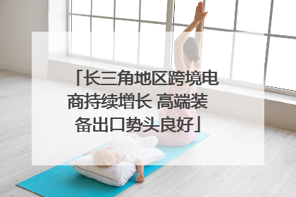 长三角地区跨境电商持续增长 高端装备出口势头良好