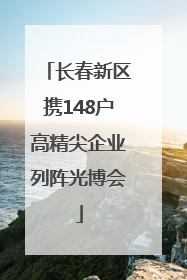 长春新区携148户高精尖企业列阵光博会
