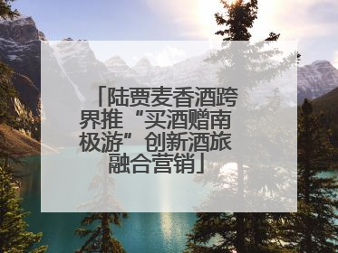 陆贾麦香酒跨界推“买酒赠南极游”创新酒旅融合营销