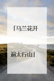 马兰花开遍太行山