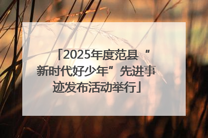 2025年度范县“新时代好少年”先进事迹发布活动举行
