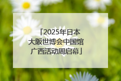 2025年日本大阪世博会中国馆广西活动周启幕